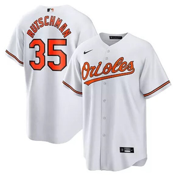 Men's Nike Adley Rutschman White Baltimore Orioles Replica Player Jersey-Medium - Picture 1 of 11